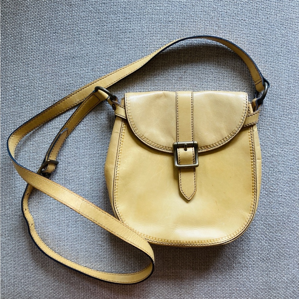Small leather crossbody bag - Fossil